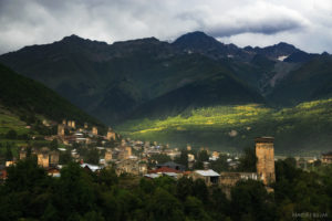 Svan Towers, Mestia, Svanetia, Georgia