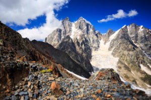 Ushba, Koruldi ridge, Georgia